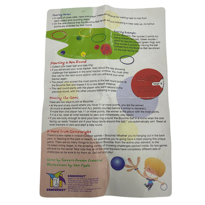 Gamewright Boochie “A Whole New Ball Game” Complete Set w/ Bag & Rules