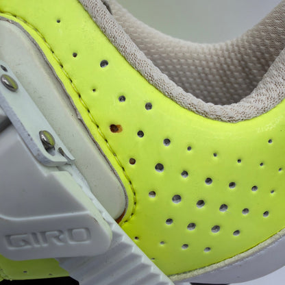 Giro Espada E70 Women’s Road Cycling Shoes Hi-Vis Yellow EU 39 US 7.5 No Cleats