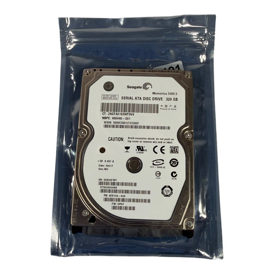 Seagate Momentus 5400.5 320GB 2.5in SATA Laptop Hard Drive ST9320320AS