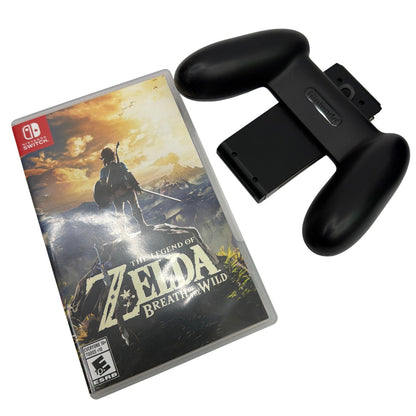 Nintendo Switch 32GB HAC-001 Console Bundle Gray Joy-Con + Zelda BOTW