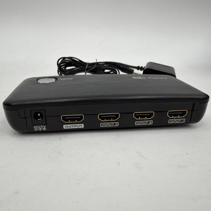 Rocketfish 4-Port HDMI Switch 3D HDMI Selector with Power Adapter