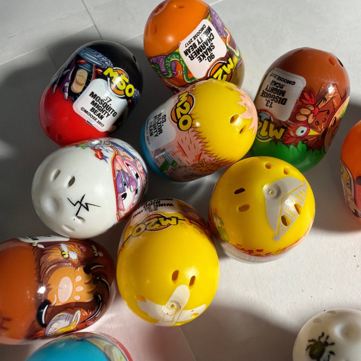 Moose Mighty Beanz Lot of 22 Assorted Collectible Beans