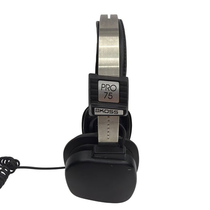 Koss PRO 75 Vintage Over-Ear Wired Headphones Black
