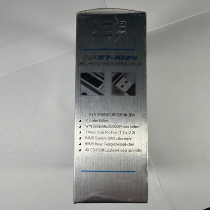 SEG MP57-1024 Black Matrix 2.0 1GB USB MP3 Player Tested Working