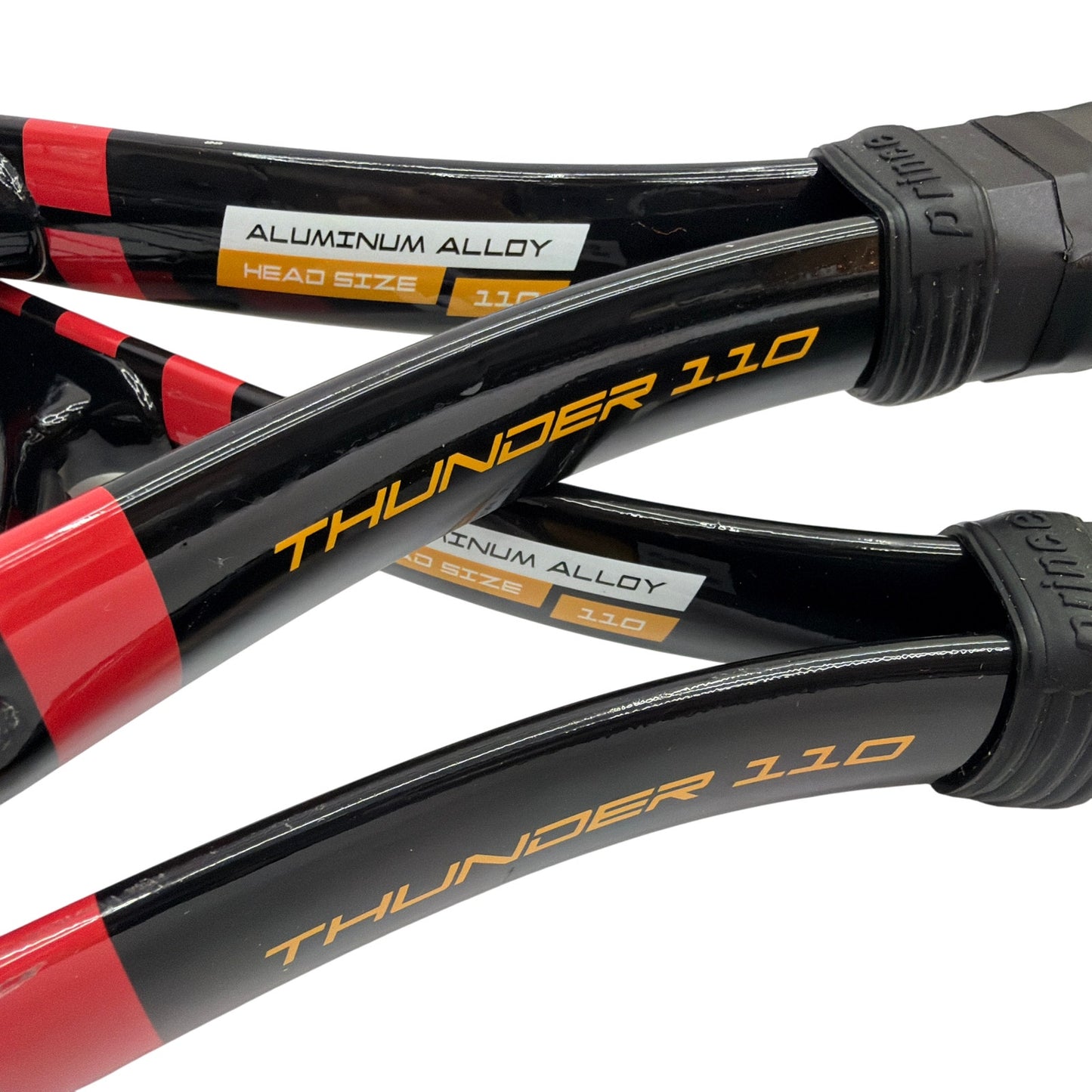 Prince Thunder 110 Tennis Racket Set of 2 with Bag 4 1/4" Grip