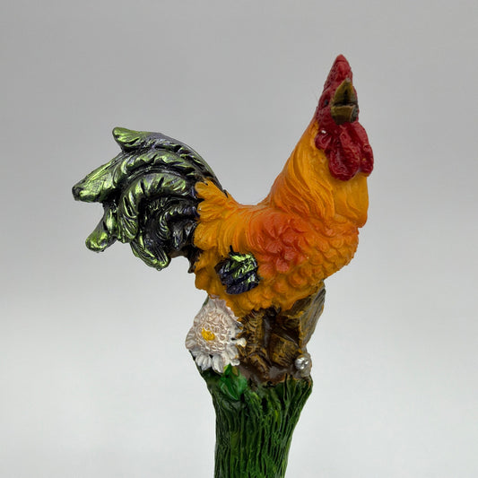 Rooster Figurine Ballpoint Pen Multicolor