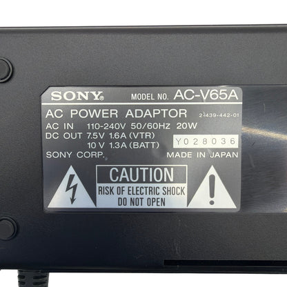 Sony AC-V65A Camcorder AC Power Adapter Battery Charger with NP-66H Battery