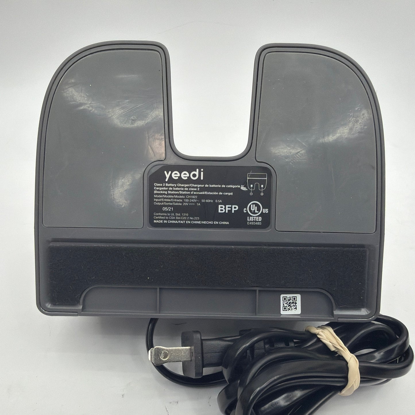 Yeedi CH1822 Robot Vacuum Charging Dock Station with Power Cord Tested Working