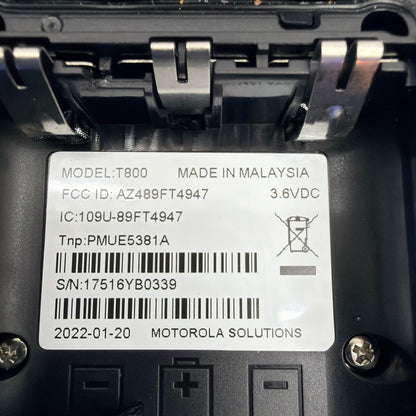 Motorola Talkabout T800 Two-Way Radios Pair w/ Battery Packs & Chargers