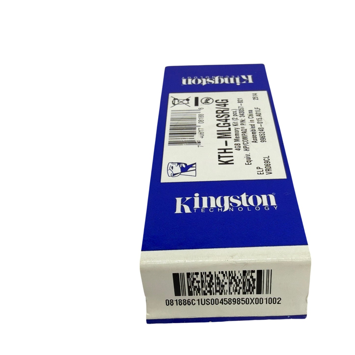 Kingston KTH-MLG4SR/4G 4GB (2x2GB) DDR2-400 PC2-3200 ECC Registered Server RAM