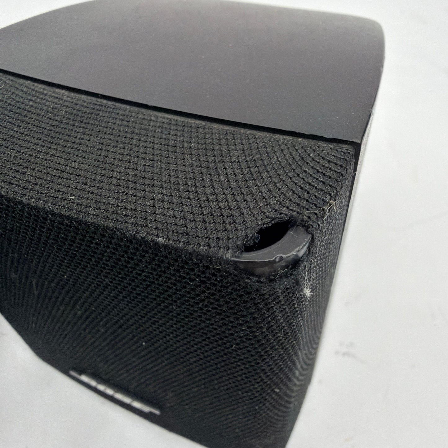 Bose Black Cube/Satellite Speakers Pair Tested Working Grilles Broken