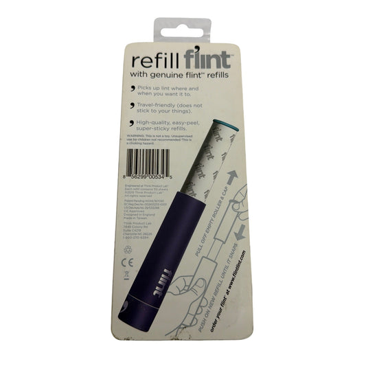 Flint Retractable Lint Roller Refills 2-Pack 60 Sheets Total