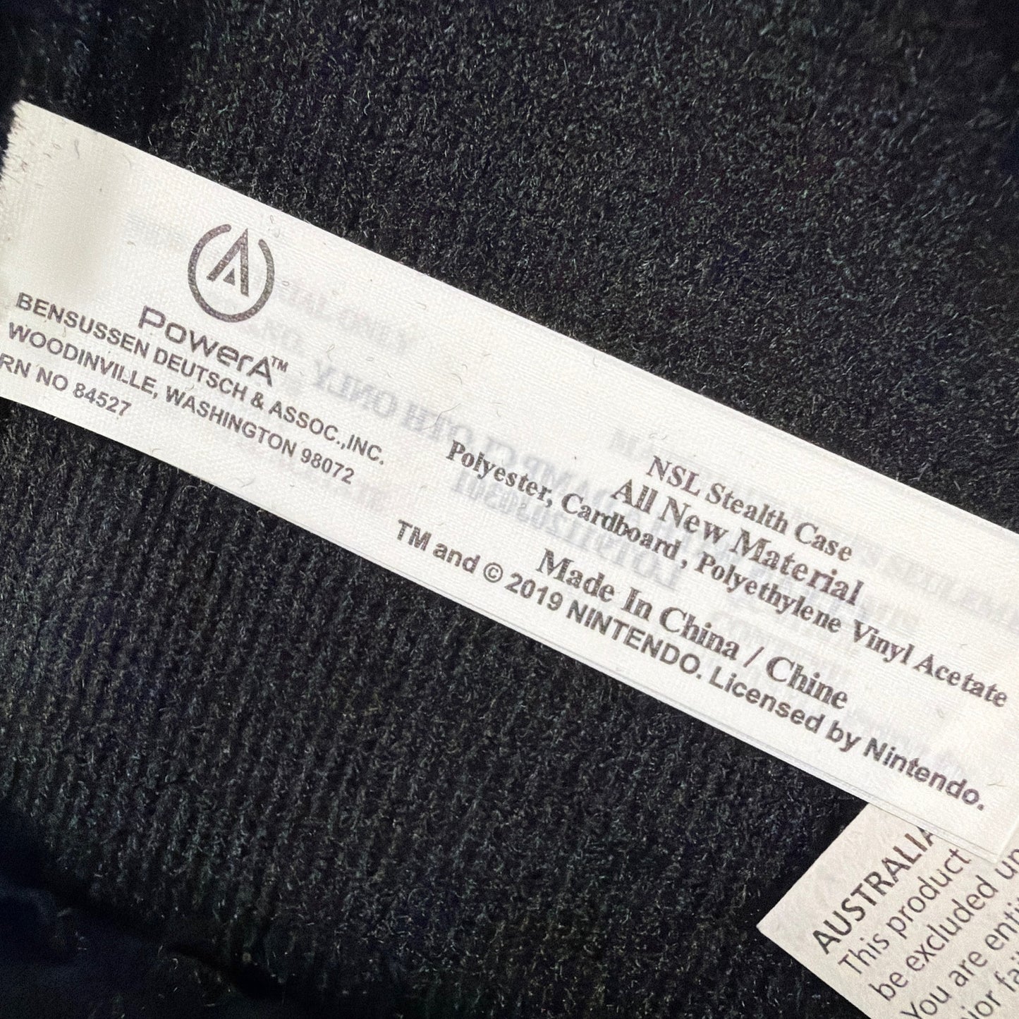 PowerA Nintendo Switch Lite NSL Stealth Carrying Case Black