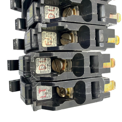 Square D QO115 15A 1-Pole 120/240V Circuit Breaker Lot of 9