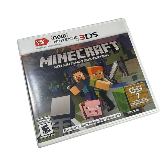Minecraft New Nintendo 3DS Edition Empty Case Only