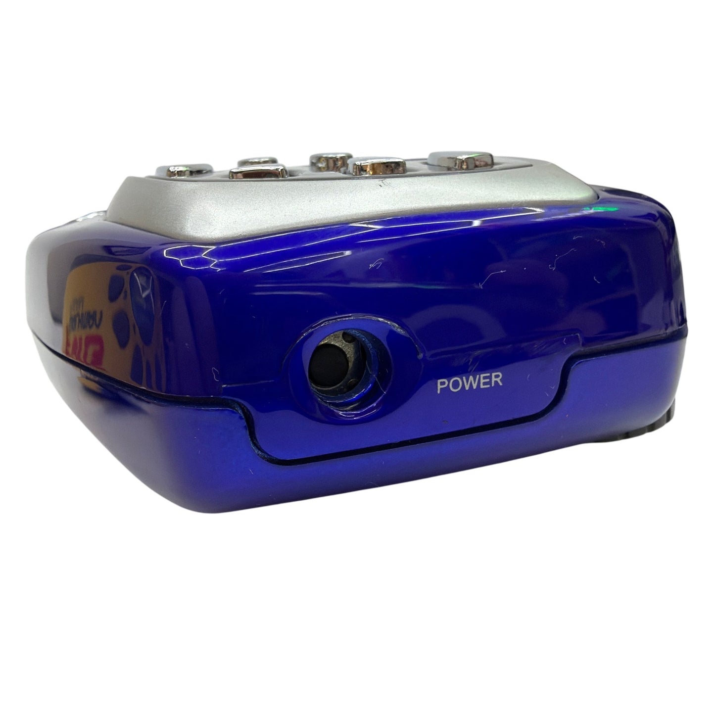 Emerson HR2227BL AM/FM Armband Radio Blue Tested Working Missing Power Button