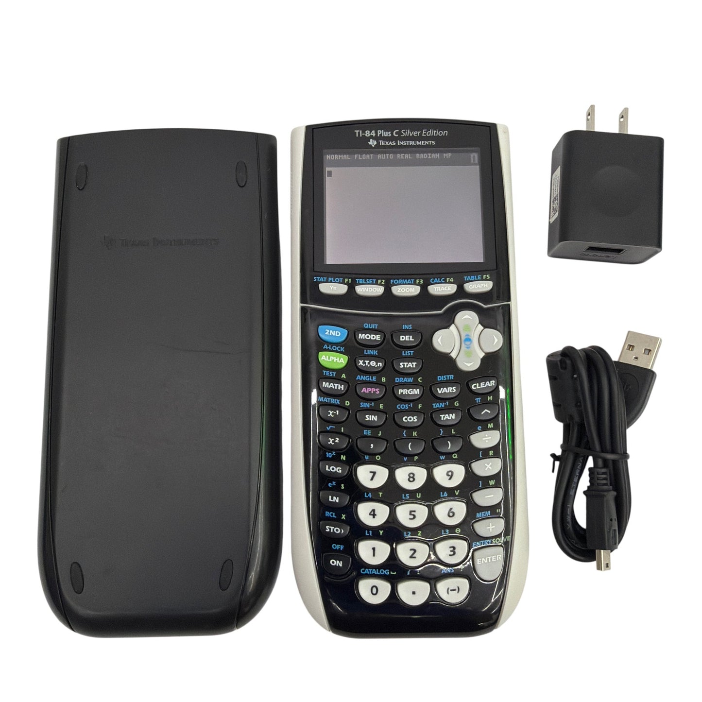 Texas Instruments TI-84 Plus C Silver Edition Graphing Calculator with Cover
