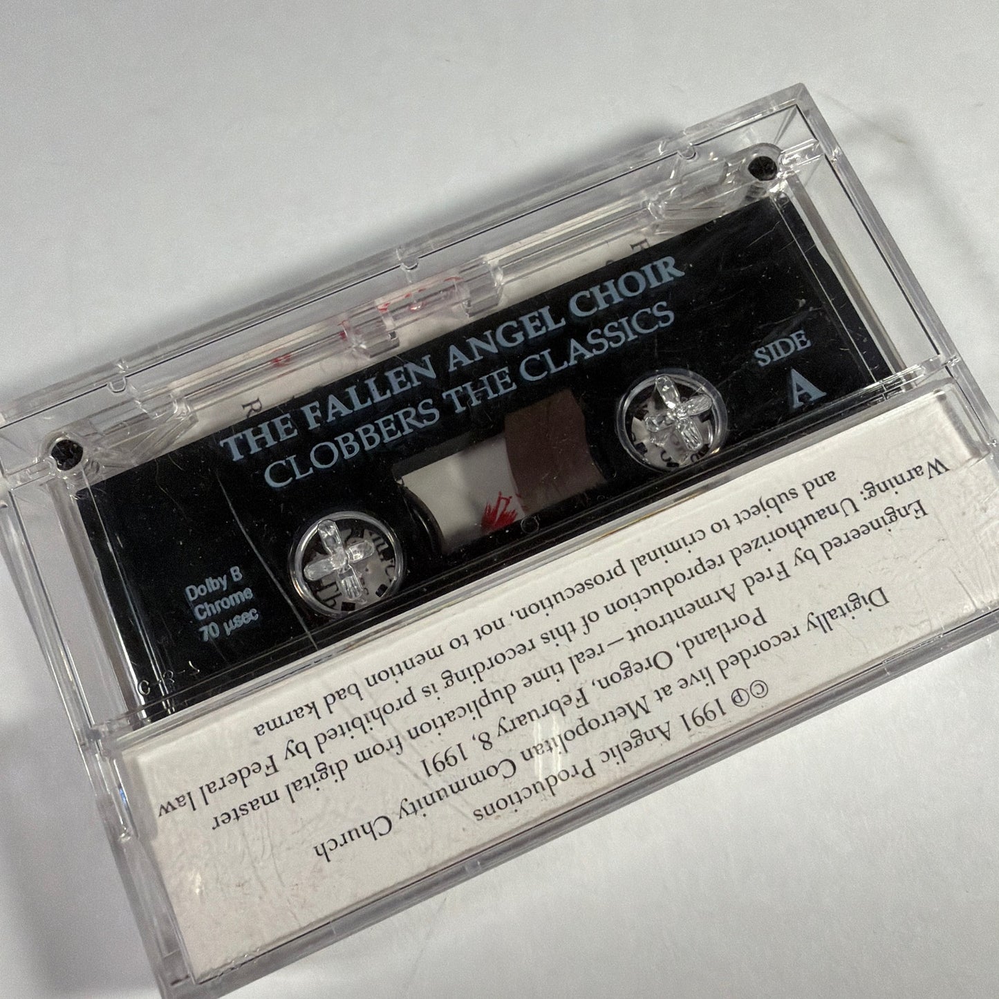 The Fallen Angel Choir Cassette Tape Lot Clobbers the Classics and Middle-Aged...