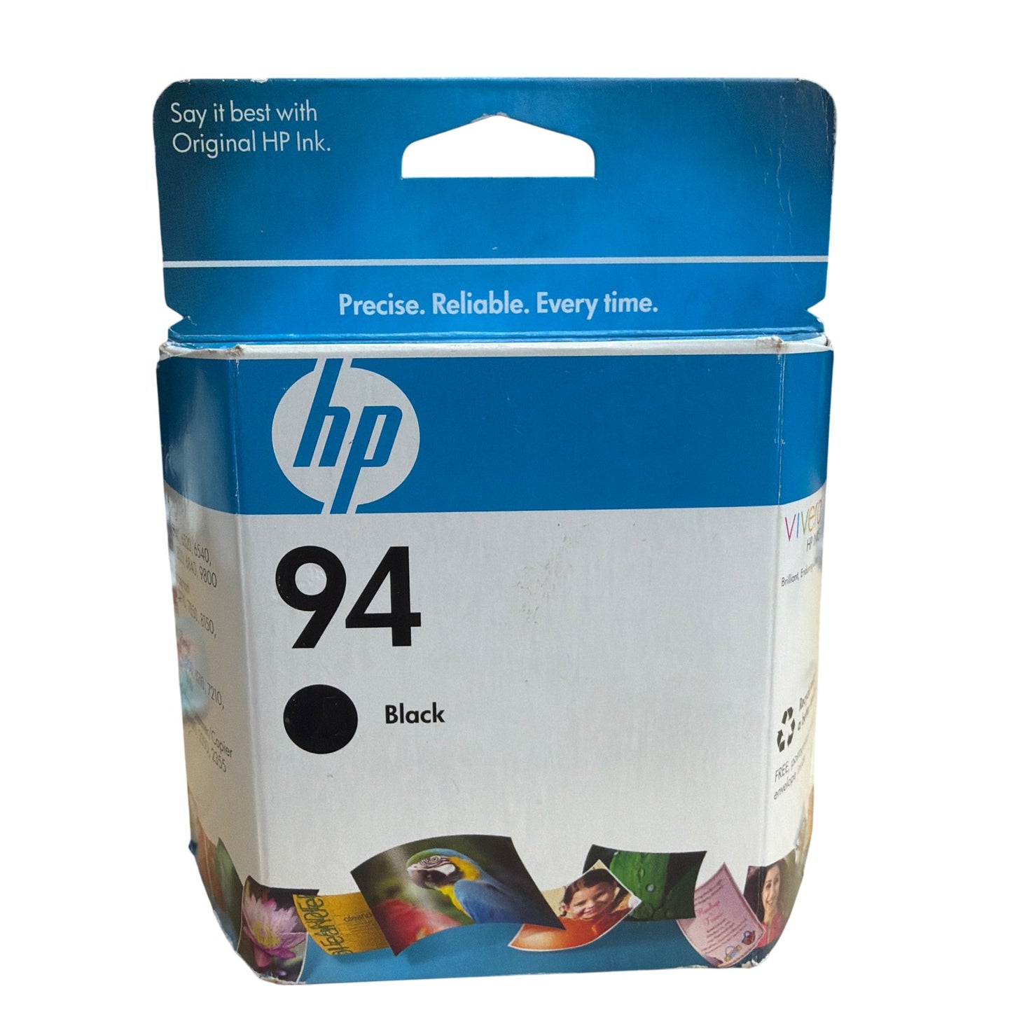 HP 94 Black Ink Cartridge C8765WN Option 140 – Genuine HP – Expired
