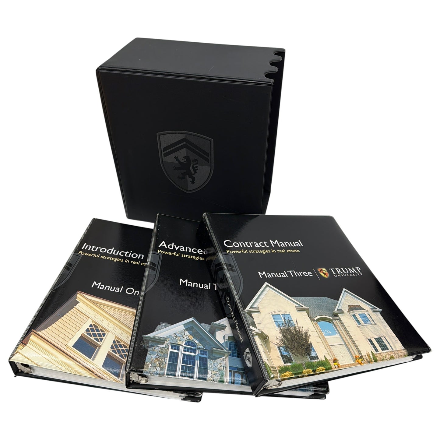 Trump University Powerful Strategies in Real Estate Binder Manuals 1-3 with Slip