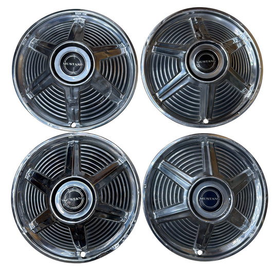 Set of 4 Ford Mustang 14 Inch Wheel Covers Hubcaps