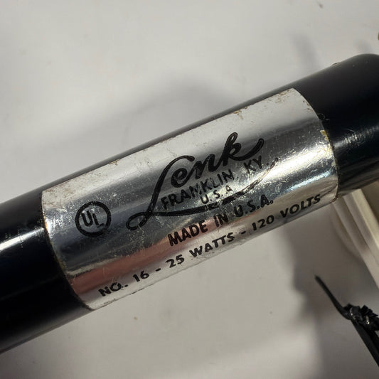 Lenk No. 16 25W 120V Pencil Soldering Iron Made in USA Tested Working