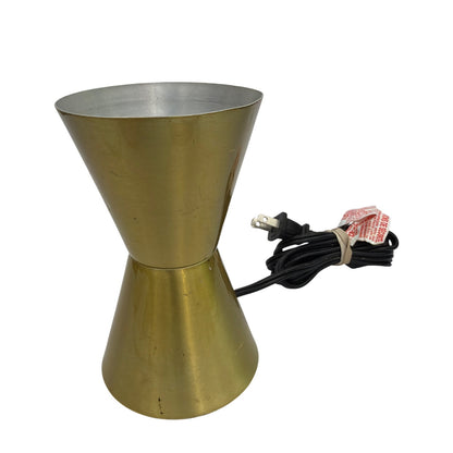 Motion & Glitter Gold Metal Lava Lamp Base 3.5 in Diameter Tested