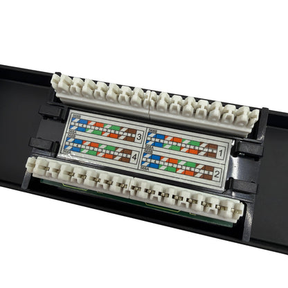 Cables To Go 03851 CAT5e 110‑Type Patch Panel, 16‑Port (Open Box)