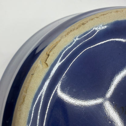 Storey Hill Lodge Country Crock Blue Stoneware 9-Piece Dinnerware Set 3 Each