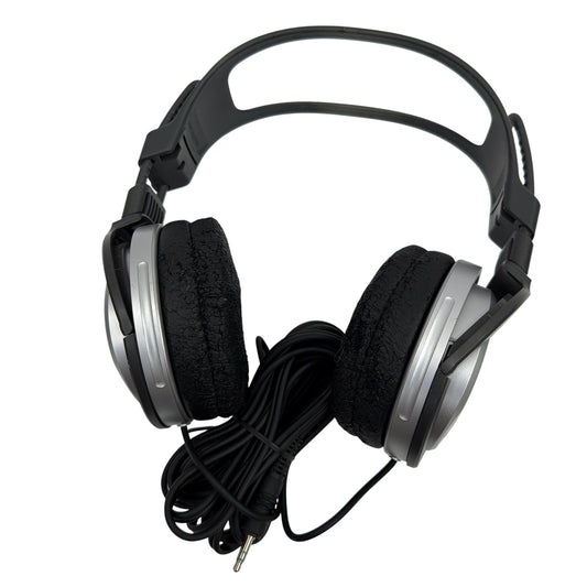 Sony MDR-XD100 Wired Stereo Headphones Black/Silver Tested Working Needs Ear Pad