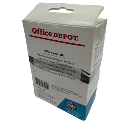 Office Depot Remanufactured Black Ink Cartridge for HP 21 OD221 – Sealed Box
