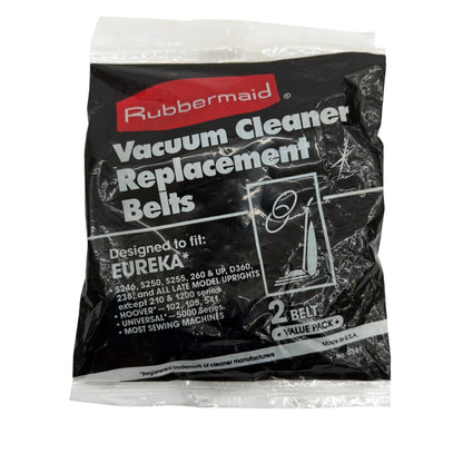 Rubbermaid 0397 Vacuum Cleaner Replacement Belts 2-Pack Fits Eureka/Hoover