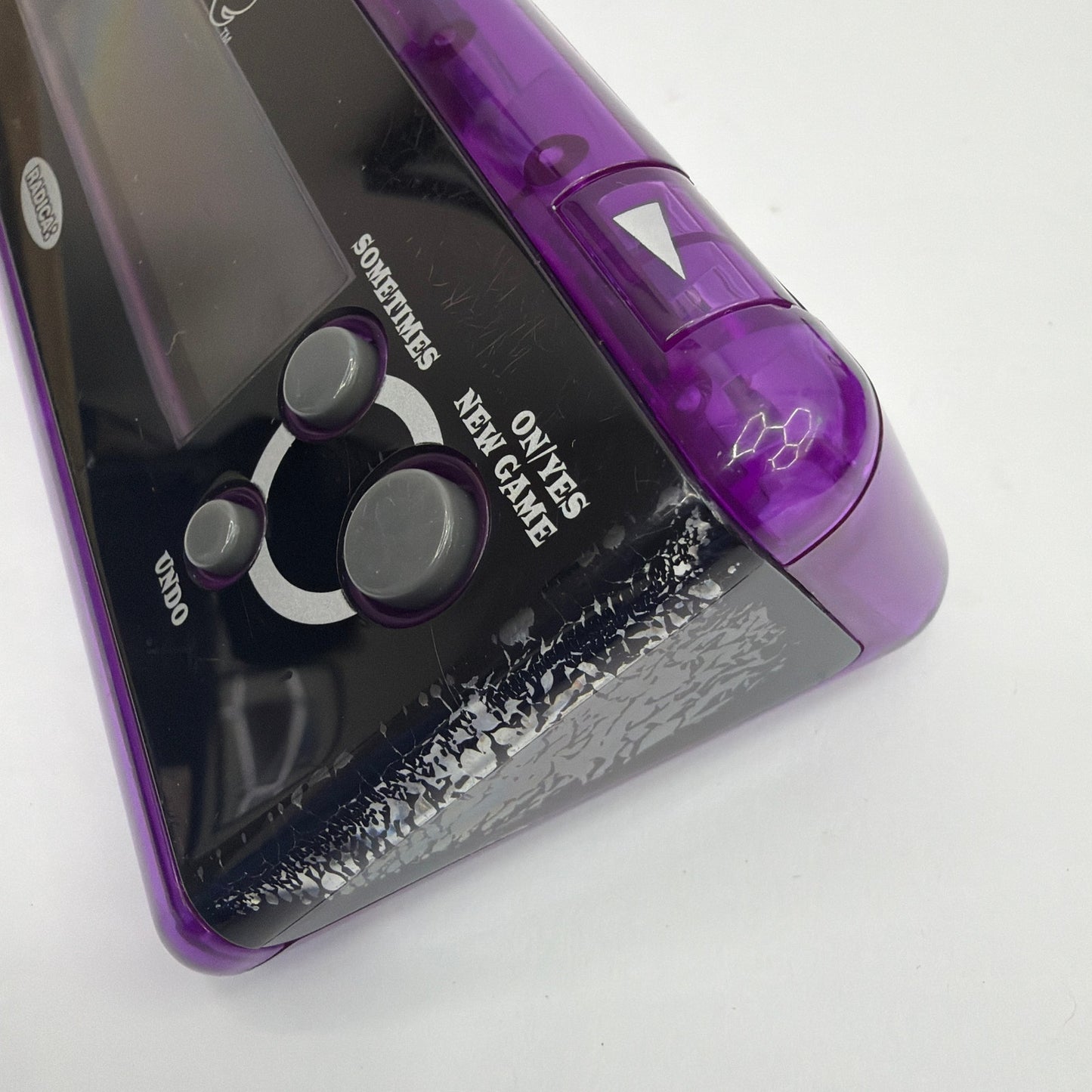 Radica 20Q Handheld Electronic Game Purple Tested Working