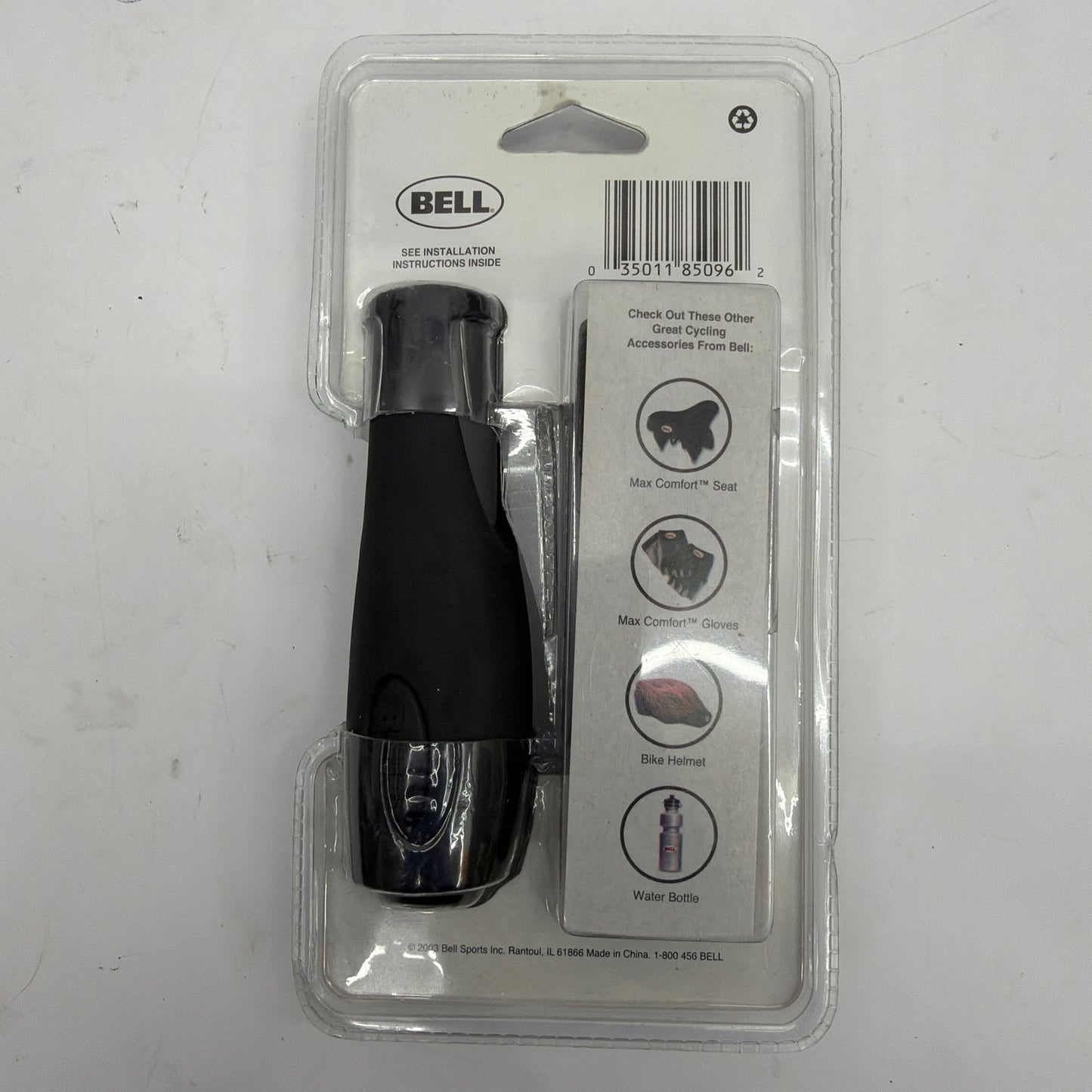 Bell Max Comfort Bicycle Handlebar Grips Black 106423 New Sealed