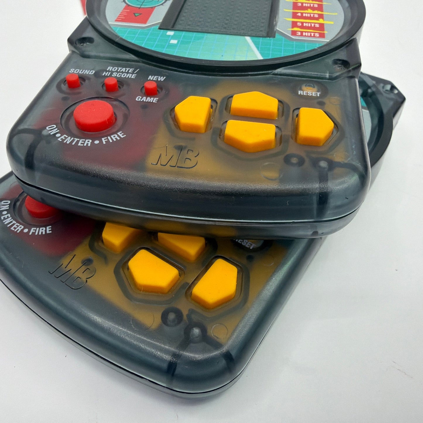 1995 Milton Bradley Electronic Hand-Held Battleship Game Lot of 2 Tested