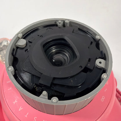 Fujifilm Instax Mini 9 Instant Film Camera Flamingo Pink Tested Working Missing