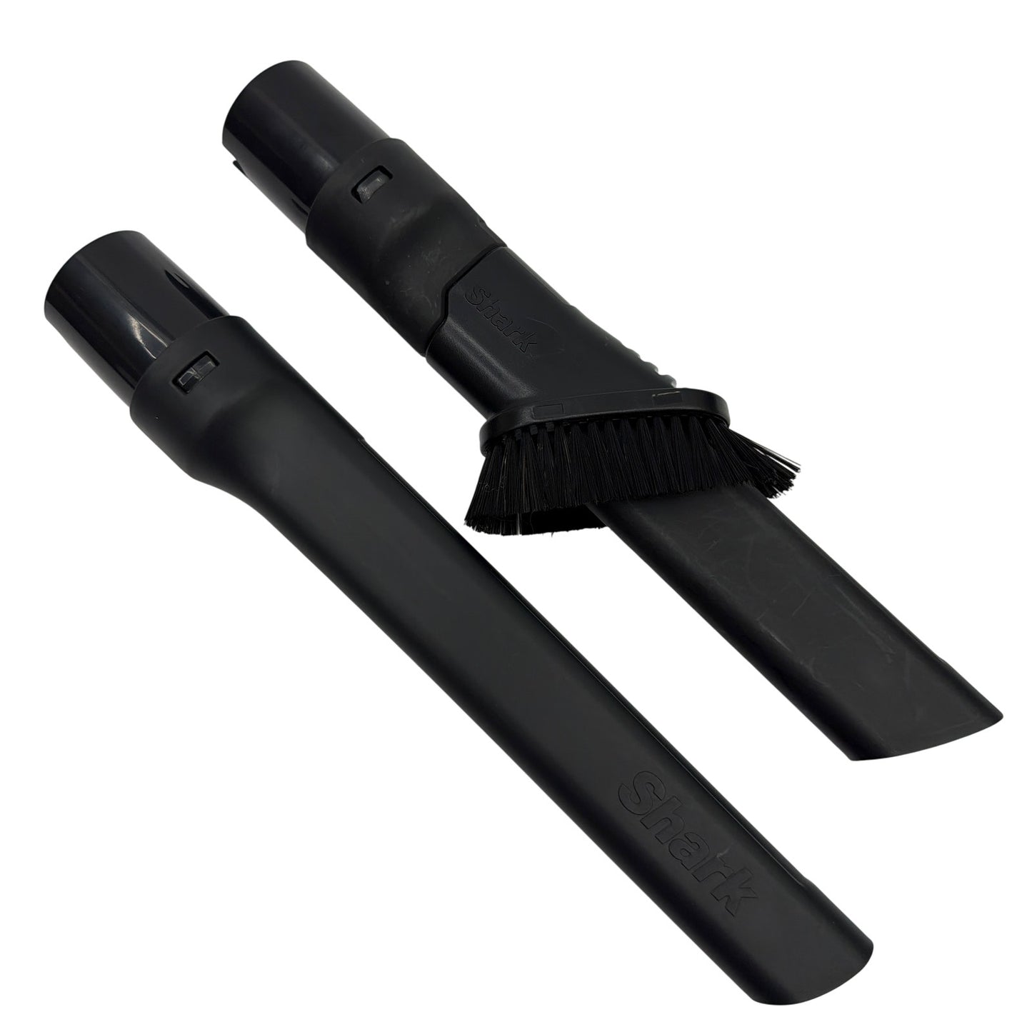 Shark Vacuum Crevice Tool & Dusting Brush Attachment Set - Black