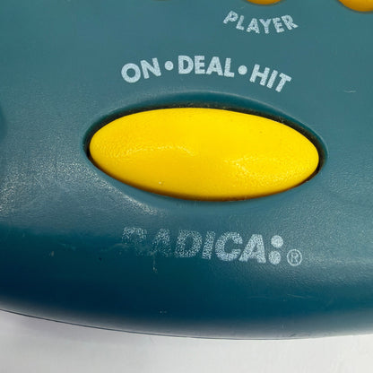 Radica Pocket Blackjack 21 Handheld Electronic Game Tested Working