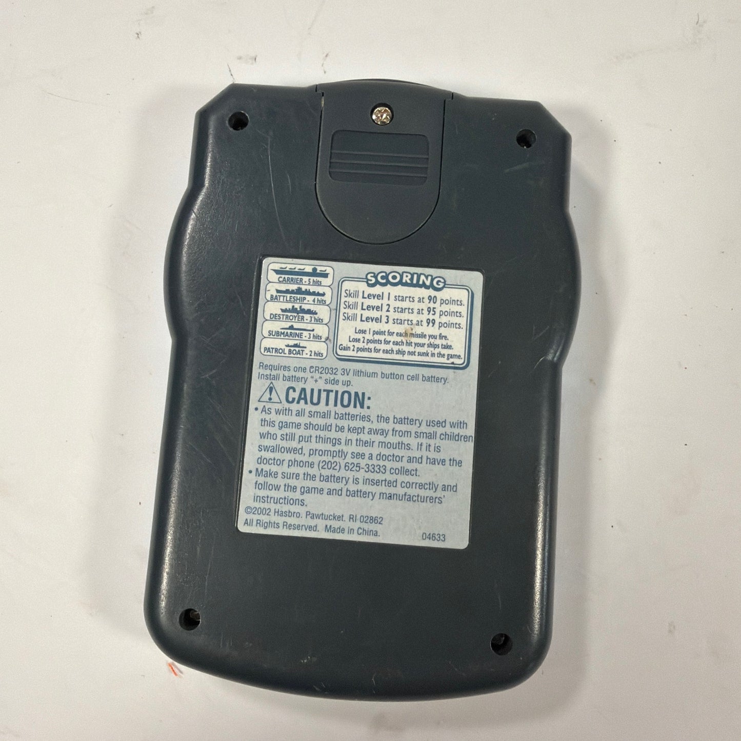 Hasbro MB Electronic Hand-Held Battleship Game 04633 Tested Working