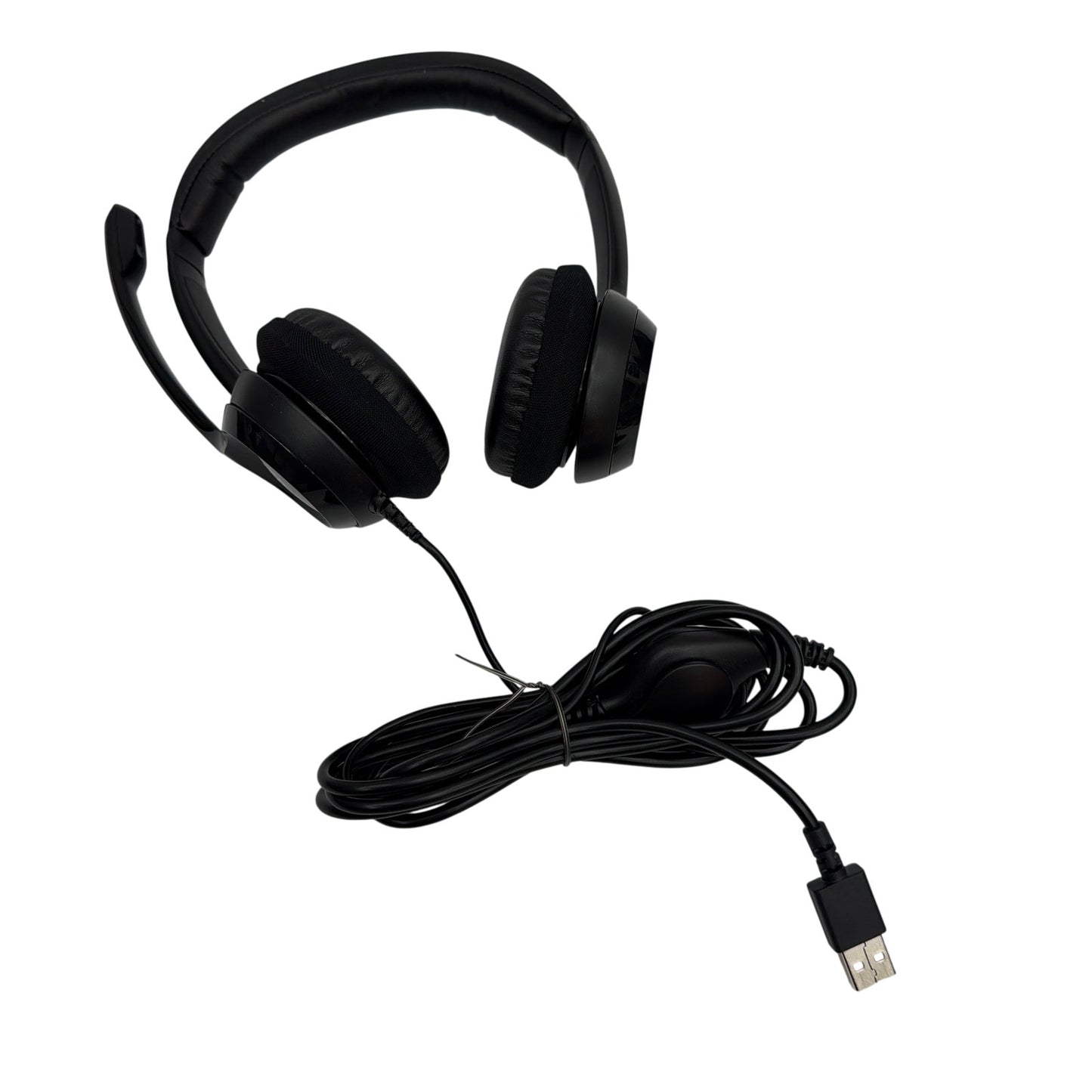 Logitech Logi USB Wired Headset with Microphone Black P/N 881-000046