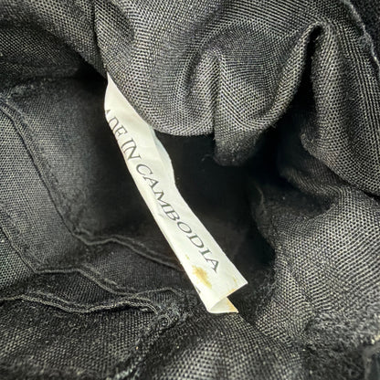 Sondra Roberts Squared Black Leather Crossbody Bag 4.5 x 7.5 x 1