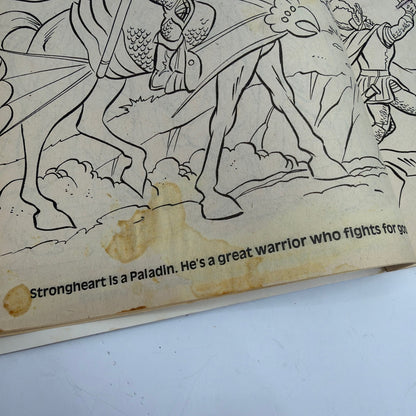 1983 Advanced Dungeons & Dragons Characters Coloring Book TSR Marvel ISBN 0-9397