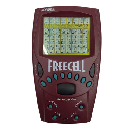 Radica FreeCell Handheld Electronic Game 1999 Tested Working