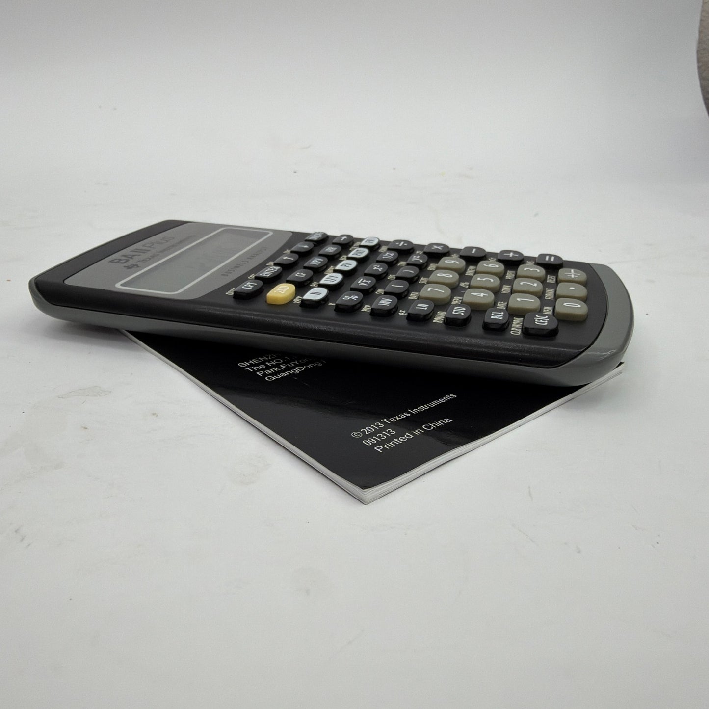 Texas Instruments BA II Plus Business Analyst Calculator with Manual
