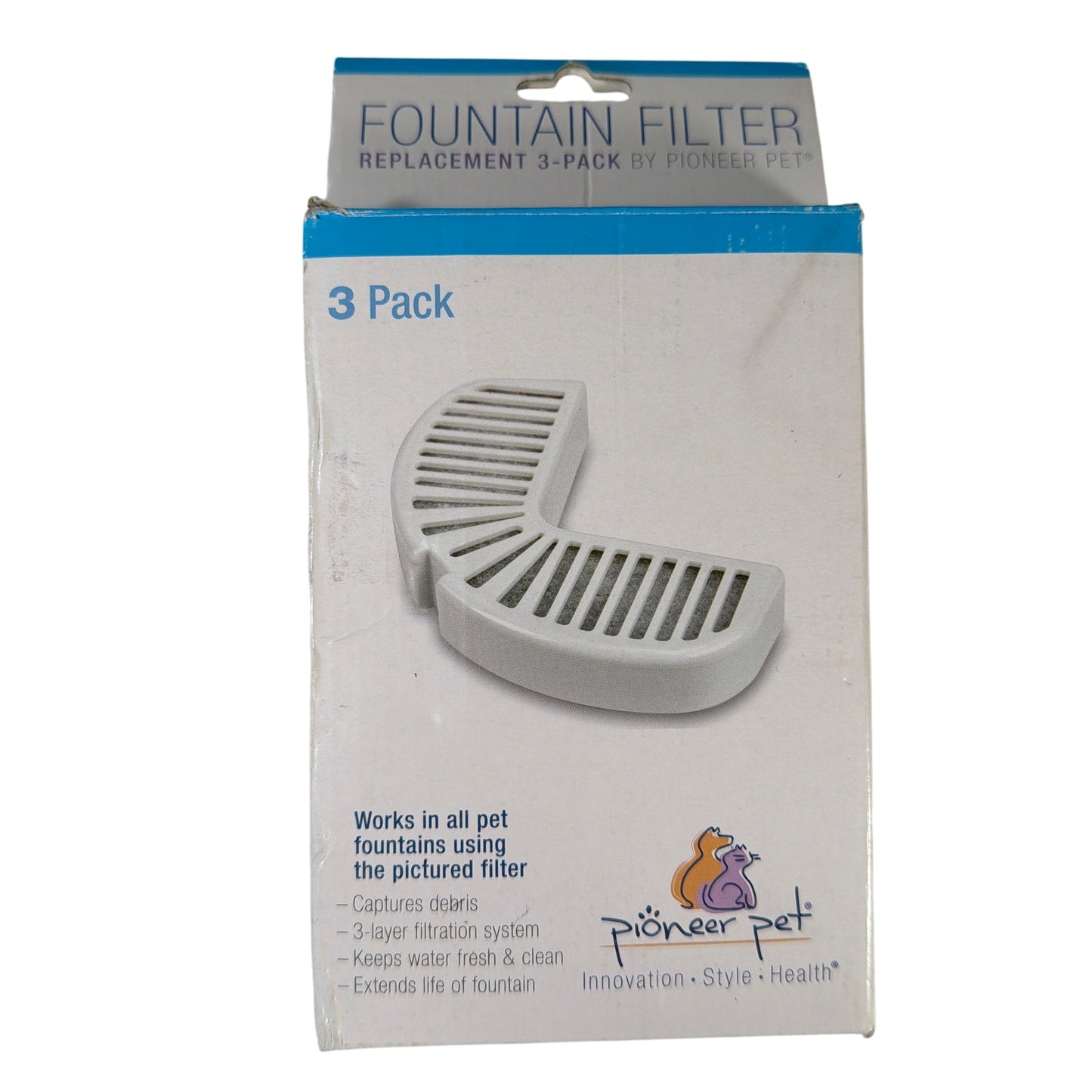 Pioneer Pet Fountain Replacement Filters 3002 Lot of 12 4x 3-Pack
