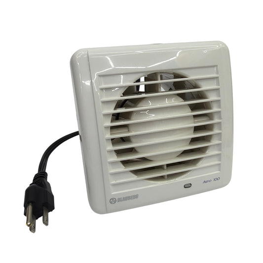 Blauberg Aero 100 100mm 120V Exhaust Vent Fan White