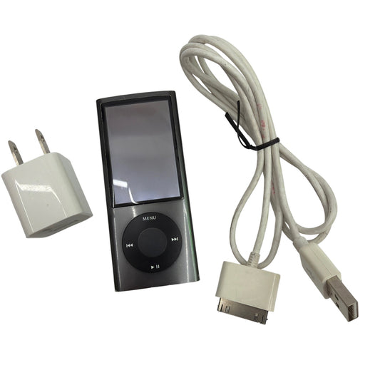 Apple iPod nano 5th Gen A1320 Gray For Parts Repair White Screen