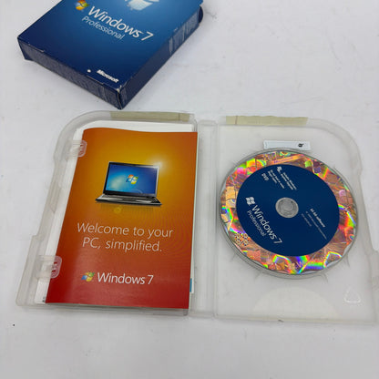 Microsoft Windows 7 Professional 32/64-Bit DVD Set w/ Product Key X15-60616-01