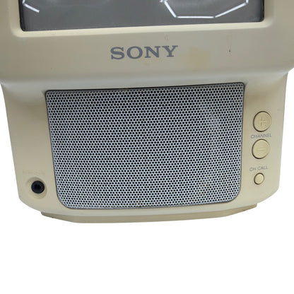 Sony Color Watchman FDT-5BX5 5-Inch Portable CRT TV AM/FM Radio Beige