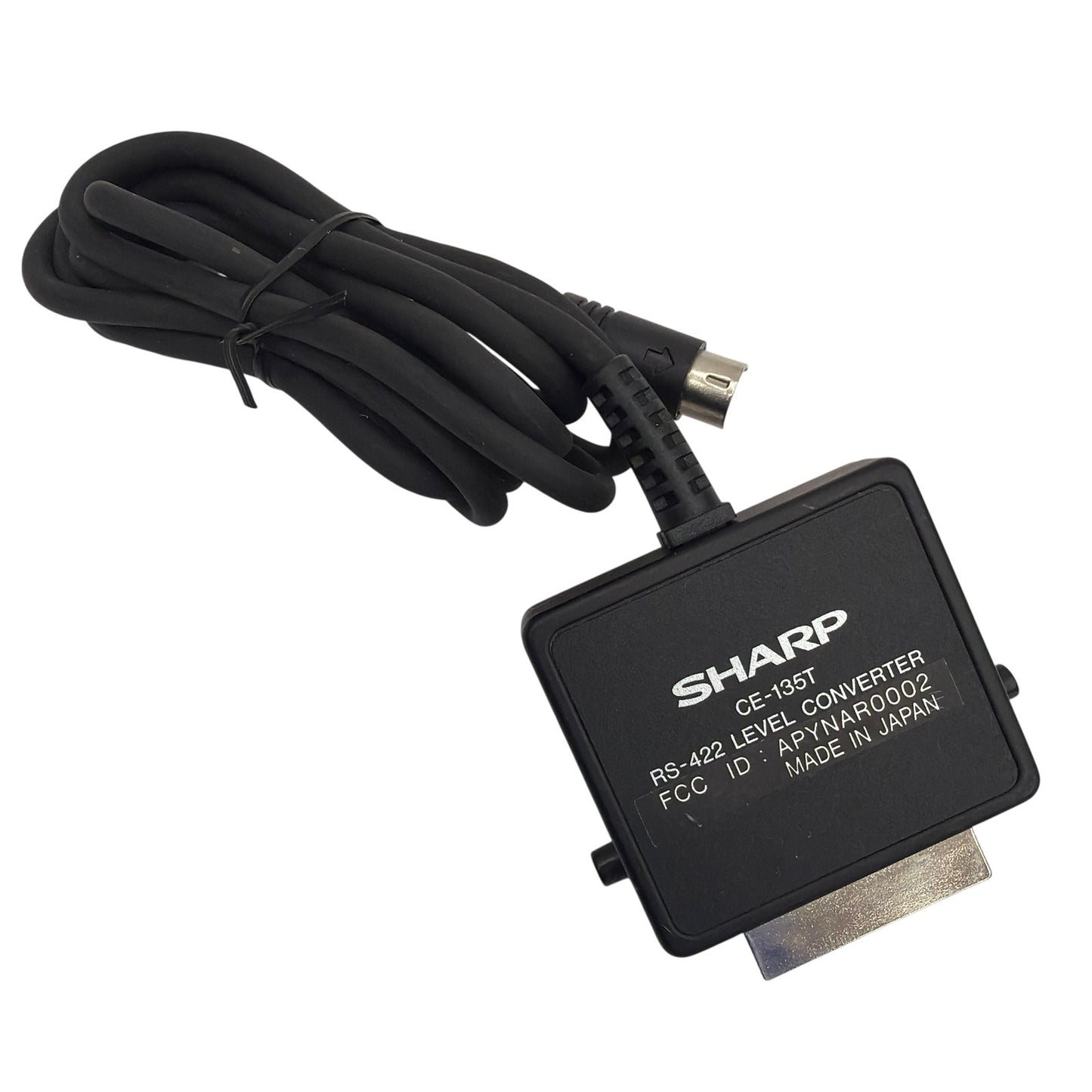 Sharp CE-135T RS-422 Level Converter Cable 15-pin SIO to 8-pin Mini DIN Japan